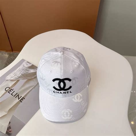 pink chanel baseball hat|black chanel top hat.